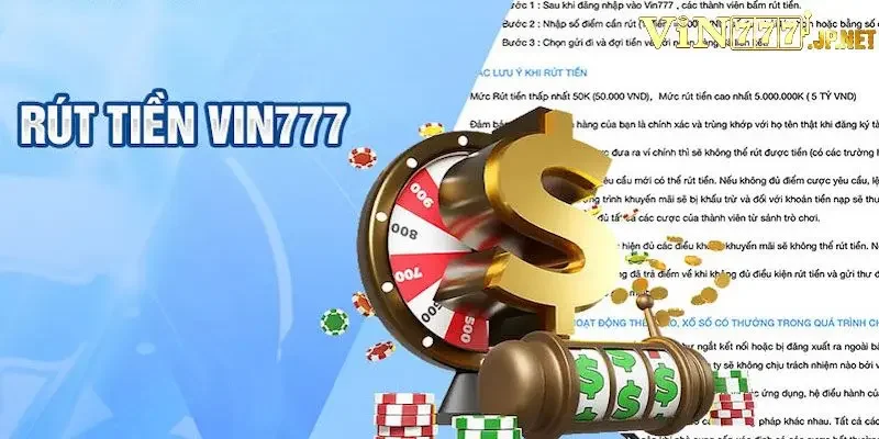 Giải đáp những thắc mắc hay gặp về rút tiền Vin777